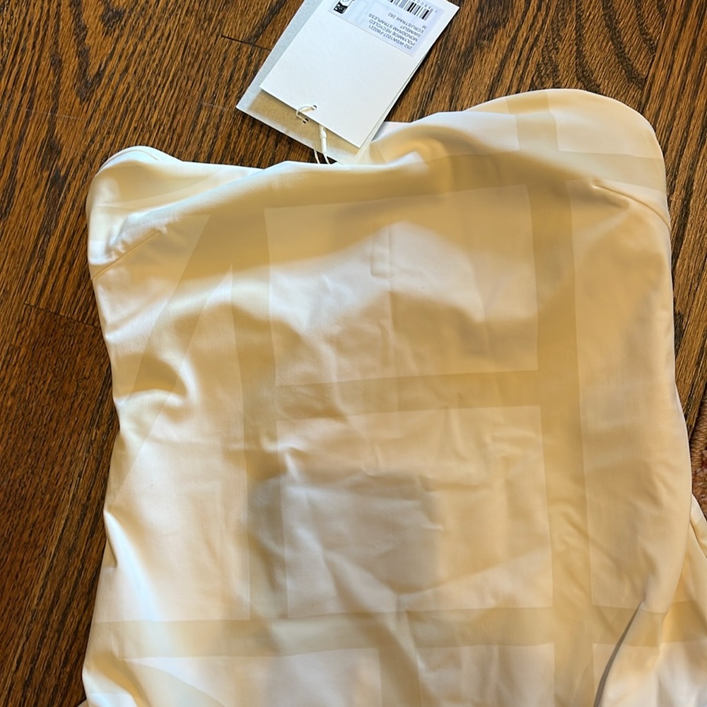 Toteme one-piece Monogram strapless swimsuit NWT - Picture 9 of 9